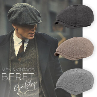 Pánský vintage baret Gatsby