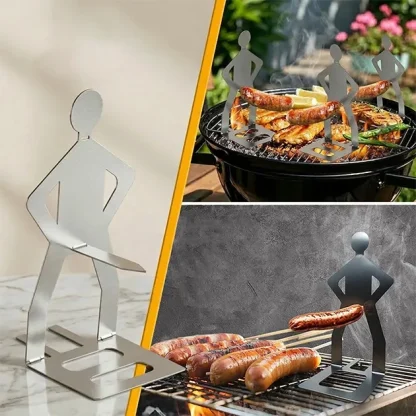 GrillBoyz™ zabawne uchwyty na kiełbaski grillowe – zestaw 3 sztuk