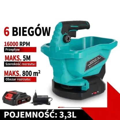 SpreadFlow™ bezprzewodowy rozsiewacz nasion i soli