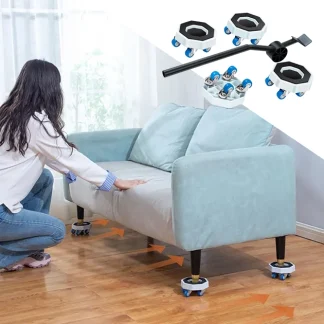 FurnyFlex™ zestaw kółek transportowych do mebli