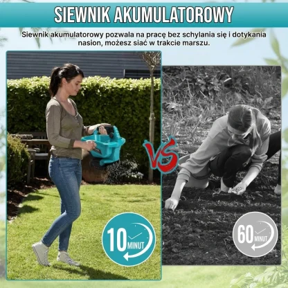 SpreadFlow™ bezprzewodowy rozsiewacz nasion i soli