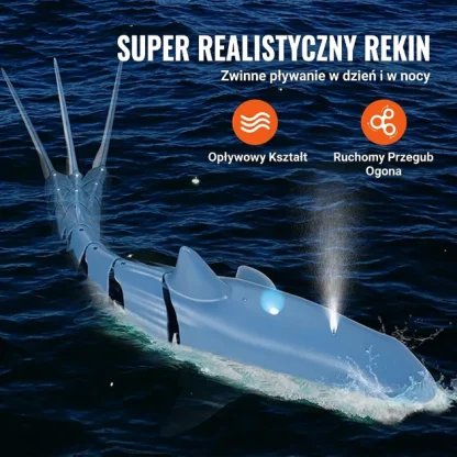 JawHunter™ zdalnie sterowany rekin-zabawka żarłacz biały