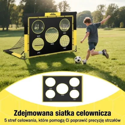 SoccerShot™ dziecięca bramka piłkarska z tarczą