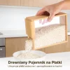 ClearGrain™ drewniano-akrylowy pojemnik do przechowywania (3 szt.)
