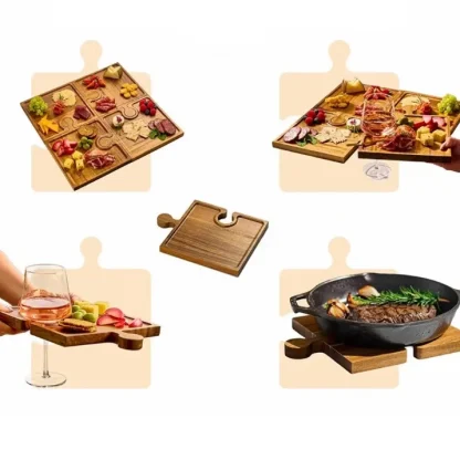 PuzzleTray™ zestaw drewnianych tacek do puzzli