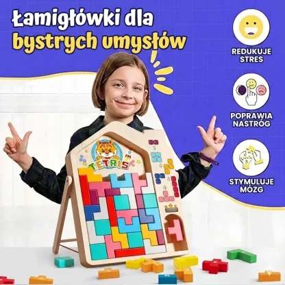 Drewniana gra dla dzieci TetriWood™