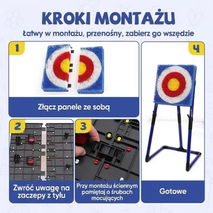 AimStrike™ gra w rzucanie toporem i shurikenami dla dzieci