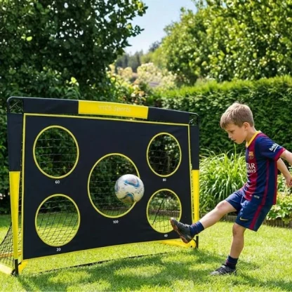 SoccerShot™ dziecięca bramka piłkarska z tarczą