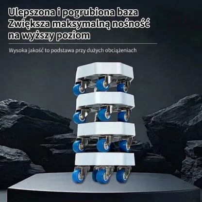 FurnyFlex™ zestaw kółek transportowych do mebli