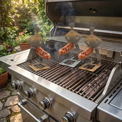 GrillBoyz™ zabawne uchwyty na kiełbaski grillowe – zestaw 3 sztuk