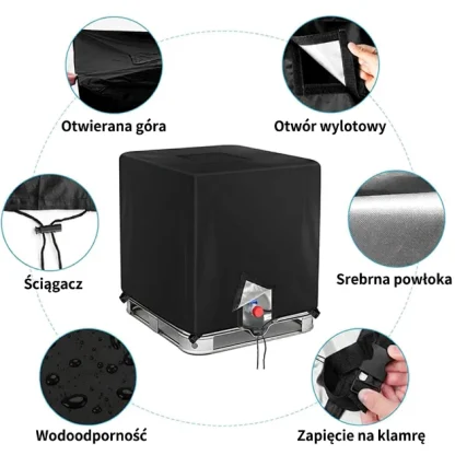 TankGuard™ pokrowiec ochronny na zbiornik IBC na wodę