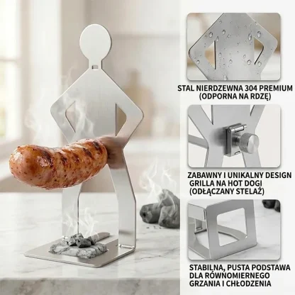 GrillBoyz™ zabawne uchwyty na kiełbaski grillowe – zestaw 3 sztuk