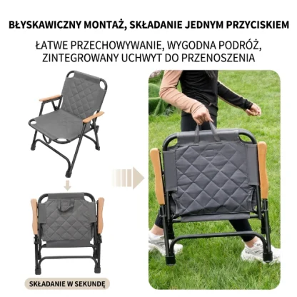 ComfyCamper™ składane wyściełane siedzisko kempingowe