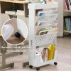 BookCart™ pięciopoziomowy regał na książki na kółkach