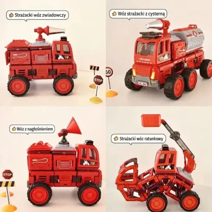 MagnaFleet™ 8 w 1 magnetyczny zestaw konstrukcyjny z płytek