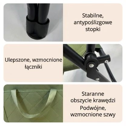 ComfyCamper™ składane wyściełane siedzisko kempingowe