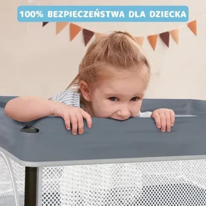 NestPlay™ składany kojec dla dziecka (127 x 127 cm)