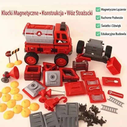 MagnaFleet™ 8 w 1 magnetyczny zestaw konstrukcyjny z płytek