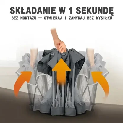 NestPlay™ składany kojec dla dziecka (127 x 127 cm)