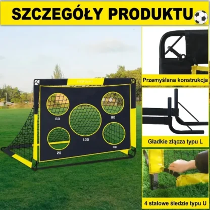 SoccerShot™ dziecięca bramka piłkarska z tarczą