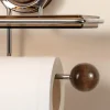 VeloraLuxe™ uchwyt na papier toaletowy z przyssawką i półką