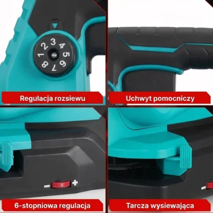 SpreadFlow™ bezprzewodowy rozsiewacz nasion i soli