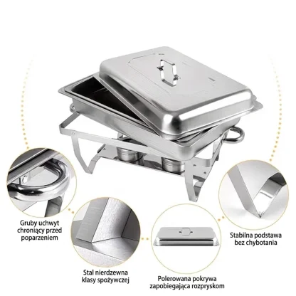 BuffetPro™ podgrzewacz do potraw z dwoma przegrodami-middle