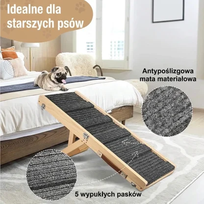 PawClimb™ składana, regulowana rampa dla psa-middle