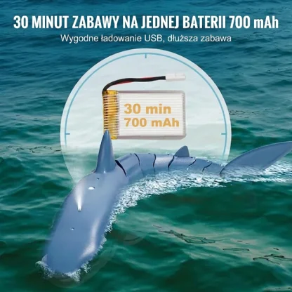 JawHunter™ zdalnie sterowany rekin-zabawka żarłacz biały-middle