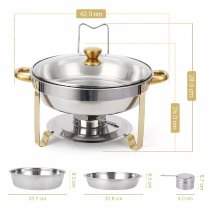 DineLux™ podgrzewacz do potraw 4,5L-middle