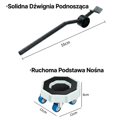 FurnyFlex™ zestaw kółek transportowych do mebli-middle