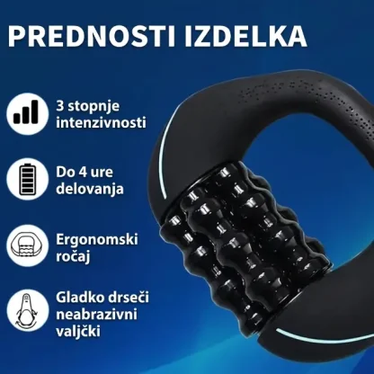 RolloMax™ električni masažni valjček za telo