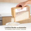 ClearGrain™ leseno-akrilne posode za shranjevanje (3 kosi)