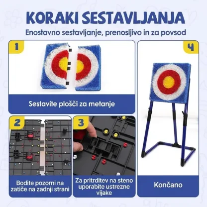 AimStrike™ igra metanja sekire in šurikenov za otroke