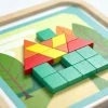 GeoMag™ komplet geometrijskih magnetnih lesenih sestavljank