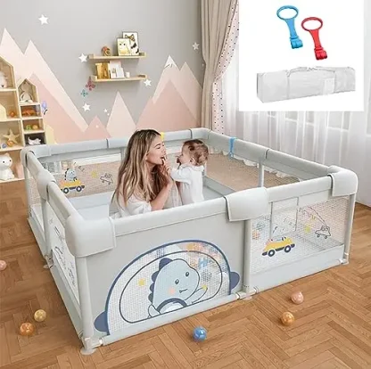 PlayFort™ otroška ograja za igro - 180 x 150 cm