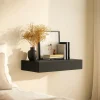 FloatShelf™ stenska polica s skritim predalom (53 x 17,5 x 5 cm)