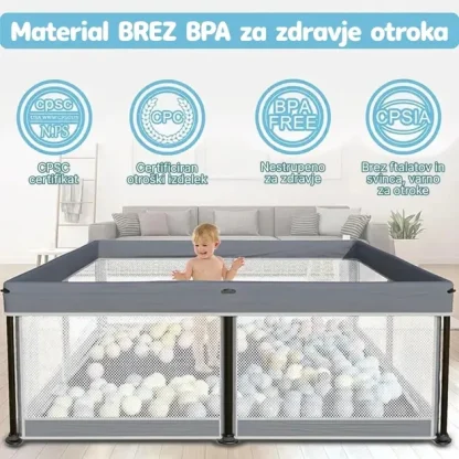 NestPlay™ zložljiva otroška stajica (127 x 127 cm)
