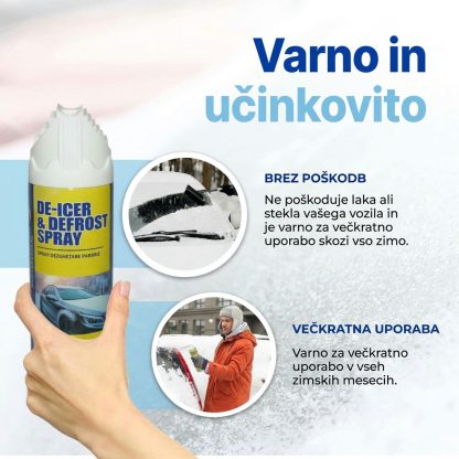 IceDeFro™ sprej za odmrzovanje (450 ml)