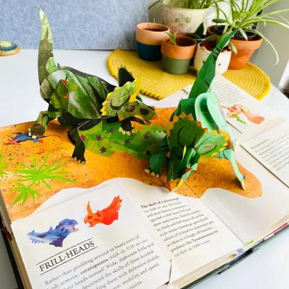 DinoPop™ 3D pop-up enciklopedija dinozavrov
