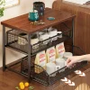 ShelfGlide™ dvoetažni regal z izvlečnimi košarami-middle