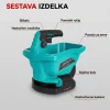 SpreadFlow™ akumulatorski trosilnik semen in soli-middle
