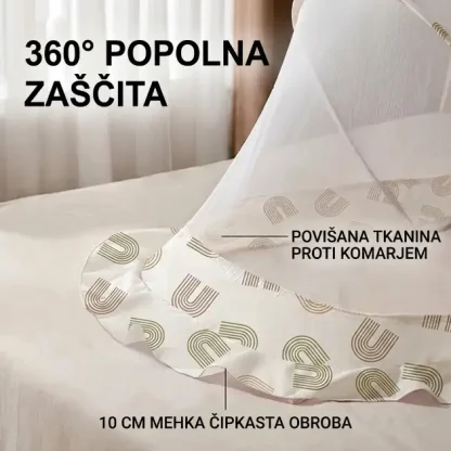 ItchyBarrier™ zložljiv komarnik za dojenčke-middle